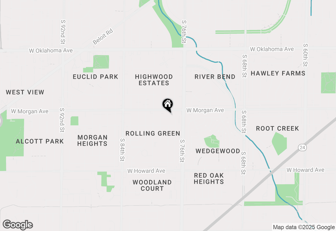 Map of 7738 W Eden Pl, Milwaukee, WI 53220