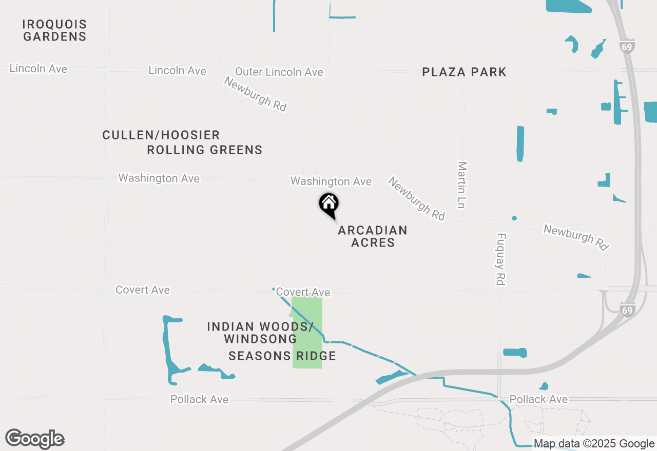 Map of 1200 S Burkhardt Road, Evansville, IN 47715