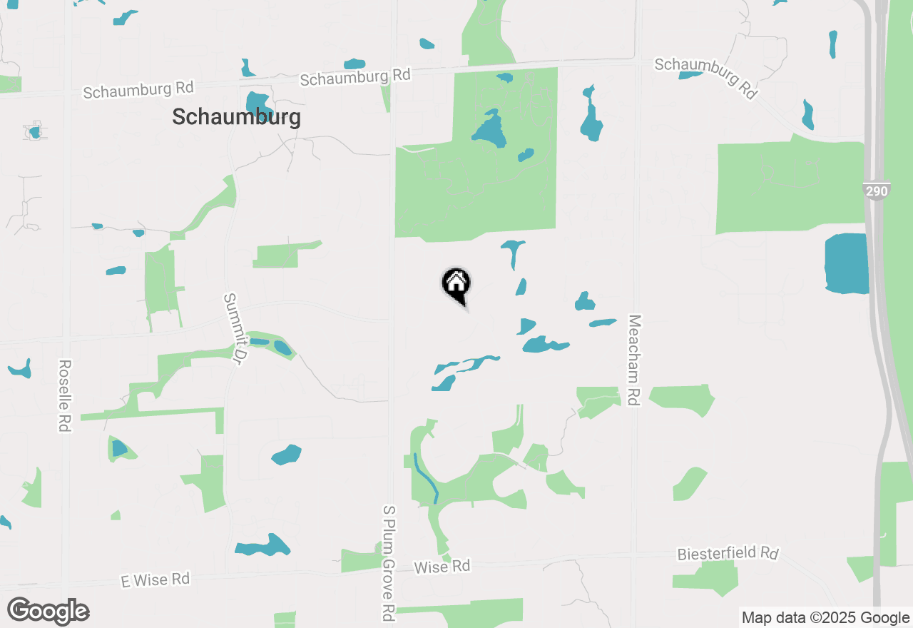 Map of 268 University Lane #A, Elk Grove Village, IL 60007