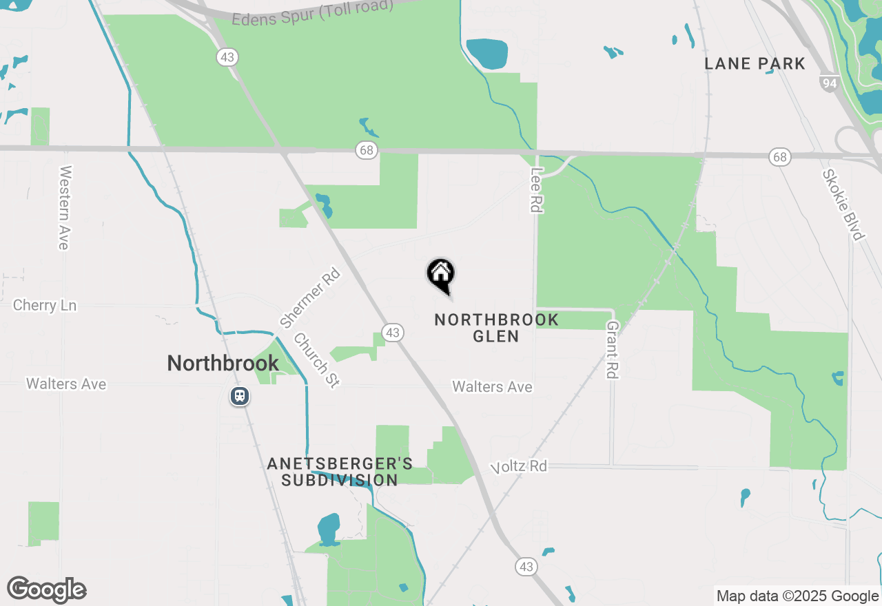 Map of 1431 Ridge Road, Northbrook, IL 60062
