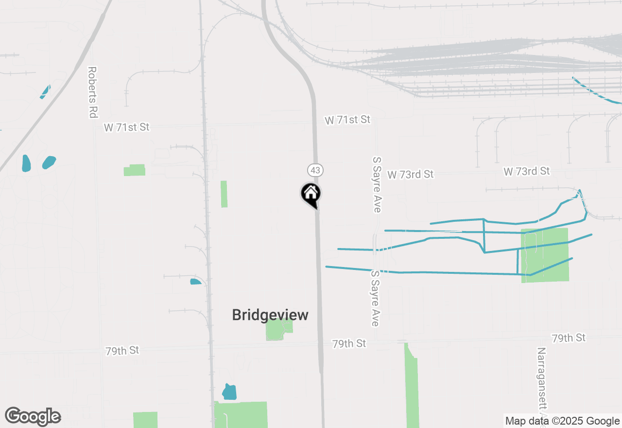 Map of 7410 S Harlem Avenue, Bridgeview, IL 60455