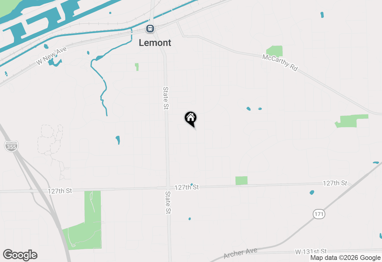 Map of 1019 Kim Place, Lemont, IL 60439