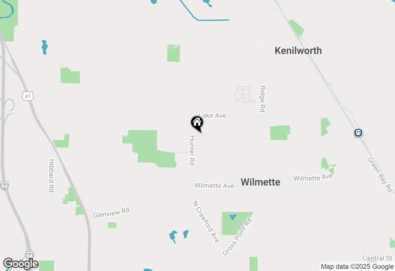 Map of 2236 Birchwood Avenue, Wilmette, IL 60091