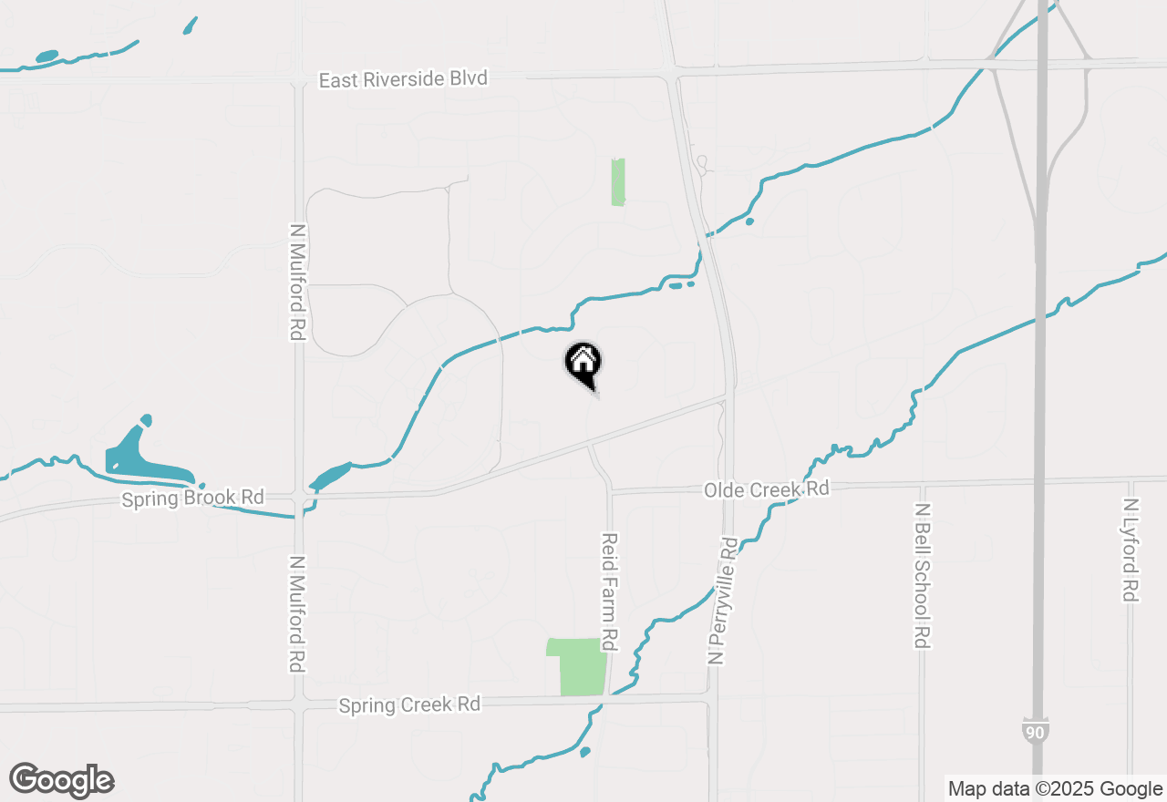 Map of 3208 N Trainer Road, Rockford, IL 61114