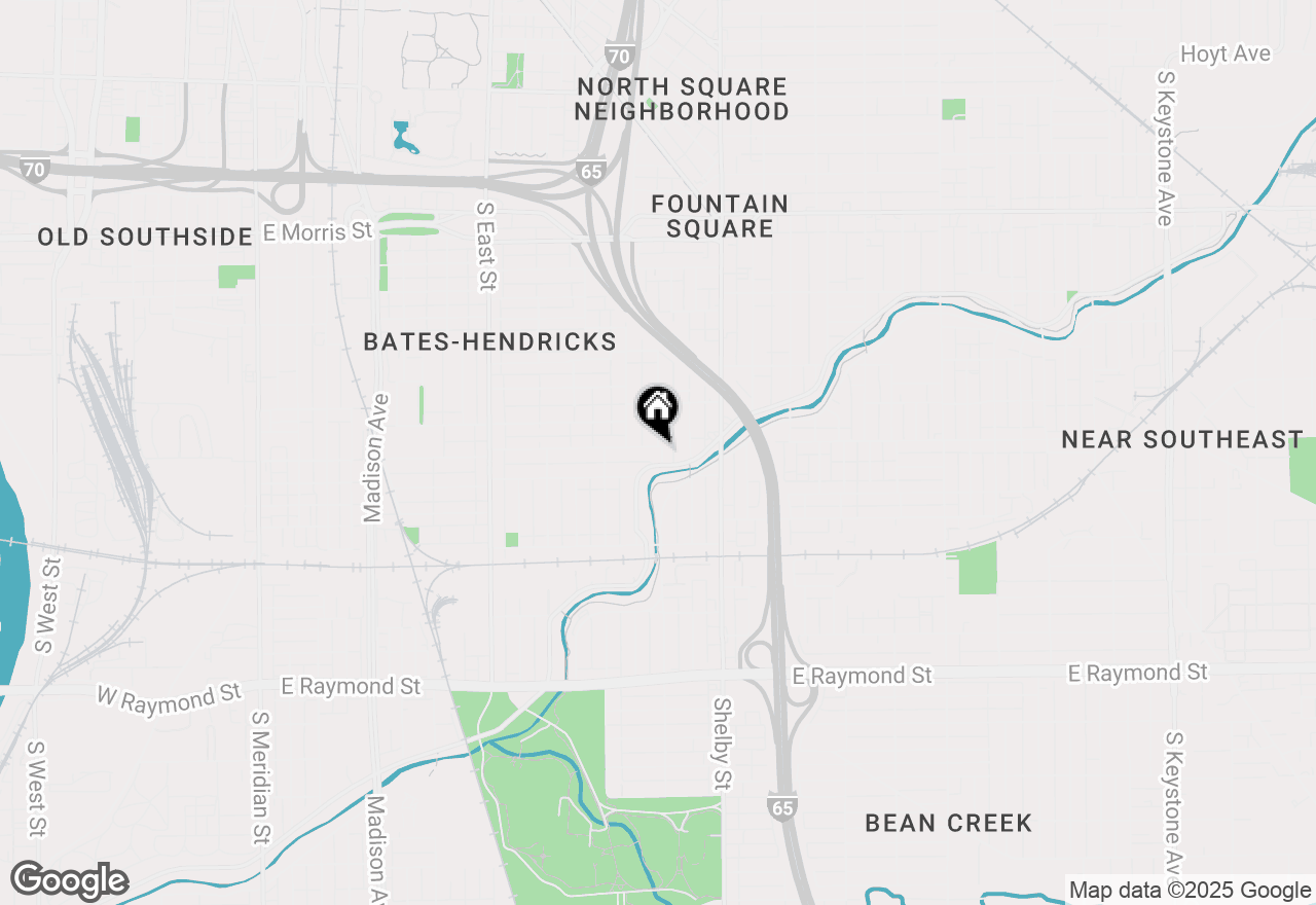 Map of 965 E Minnesota Street, Indianapolis, IN 46203