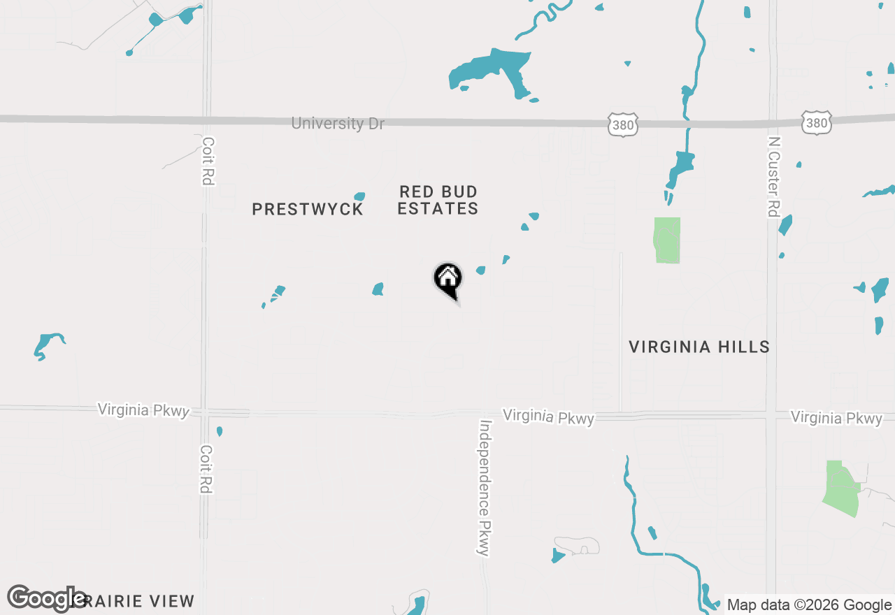 Map of 10100 Levelland Place, Mckinney, TX 75071