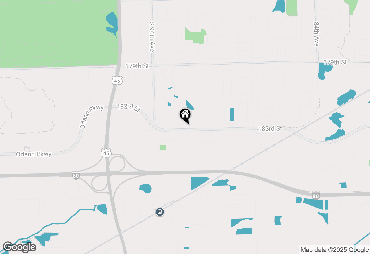 Map of 9143 Mansfield Drive, Tinley Park, IL 60487