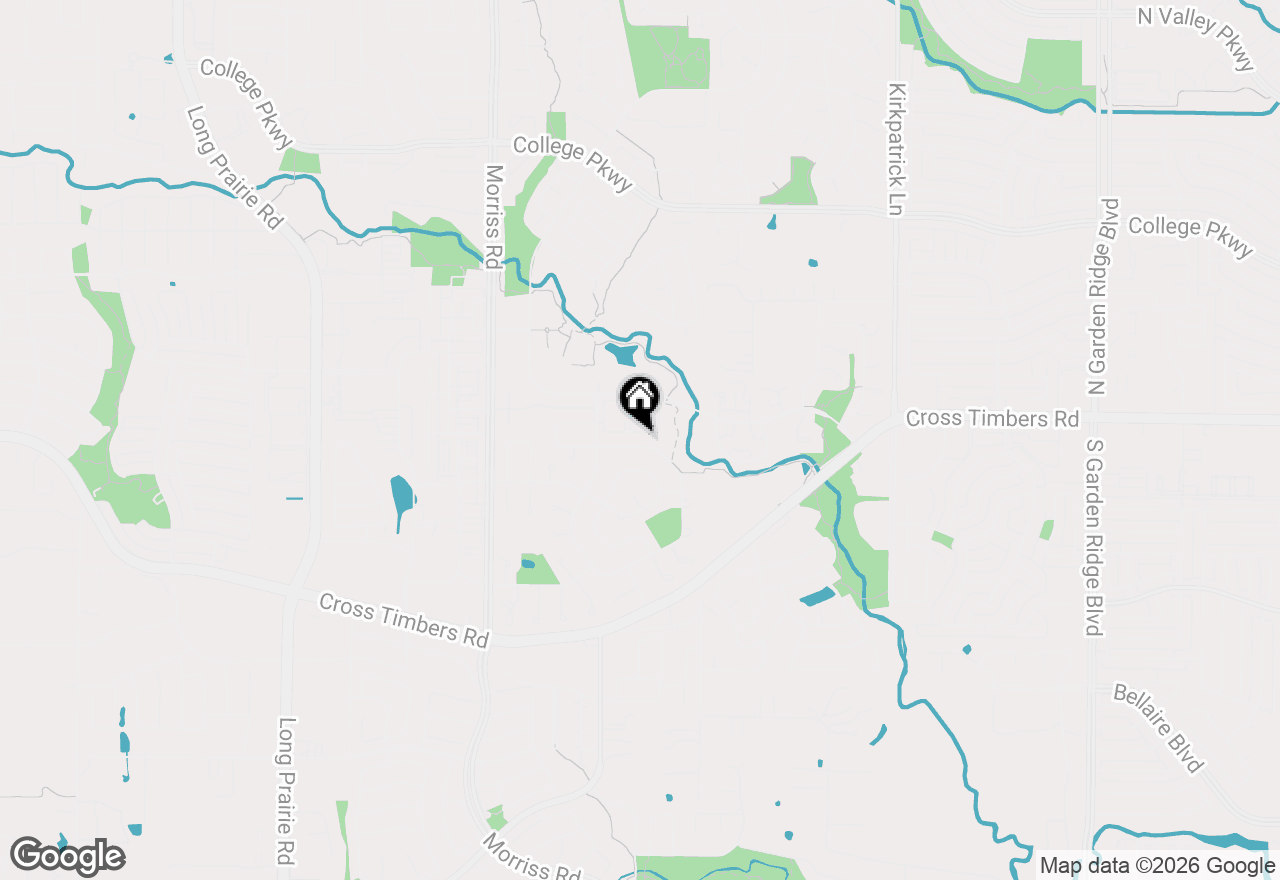 Map of 4206 Spring Meadow Lane, Flower Mound, TX 75028