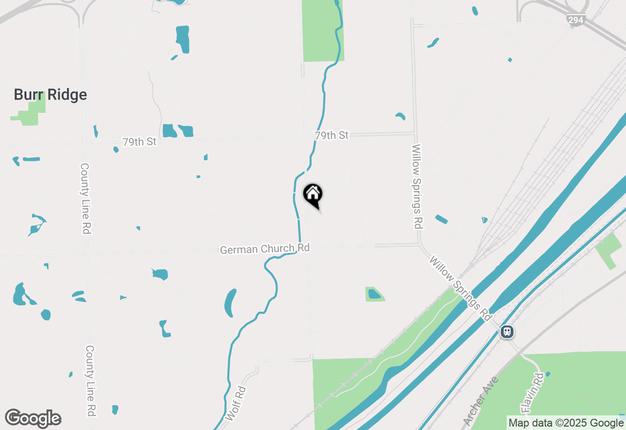 Map of 8179 Wolf Road, La Grange, IL 60525