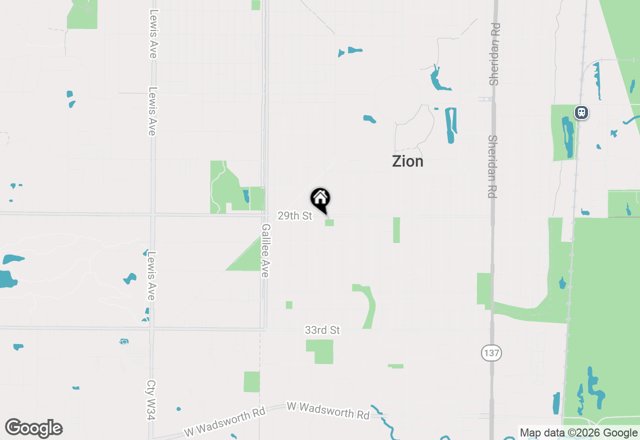Map of 2903 Gideon Avenue, Zion, IL 60099