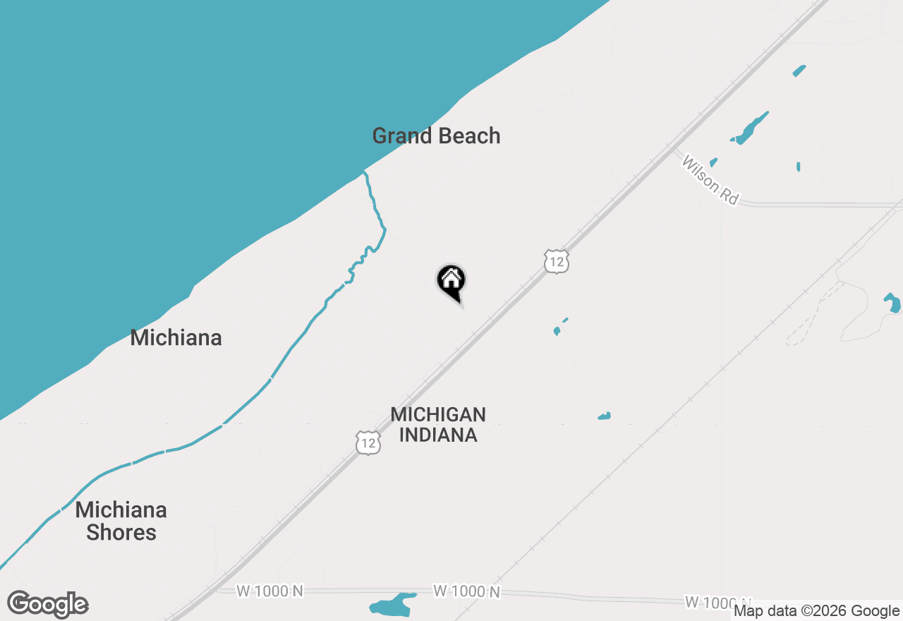 Map of 45322 Fairway Drive, New Buffalo, MI 49117