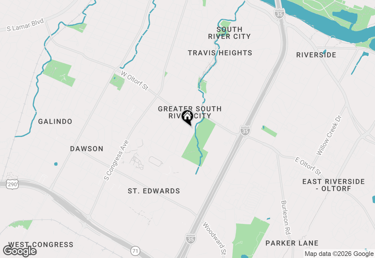 Map of 2415 Little John Ln, Austin, TX 78704