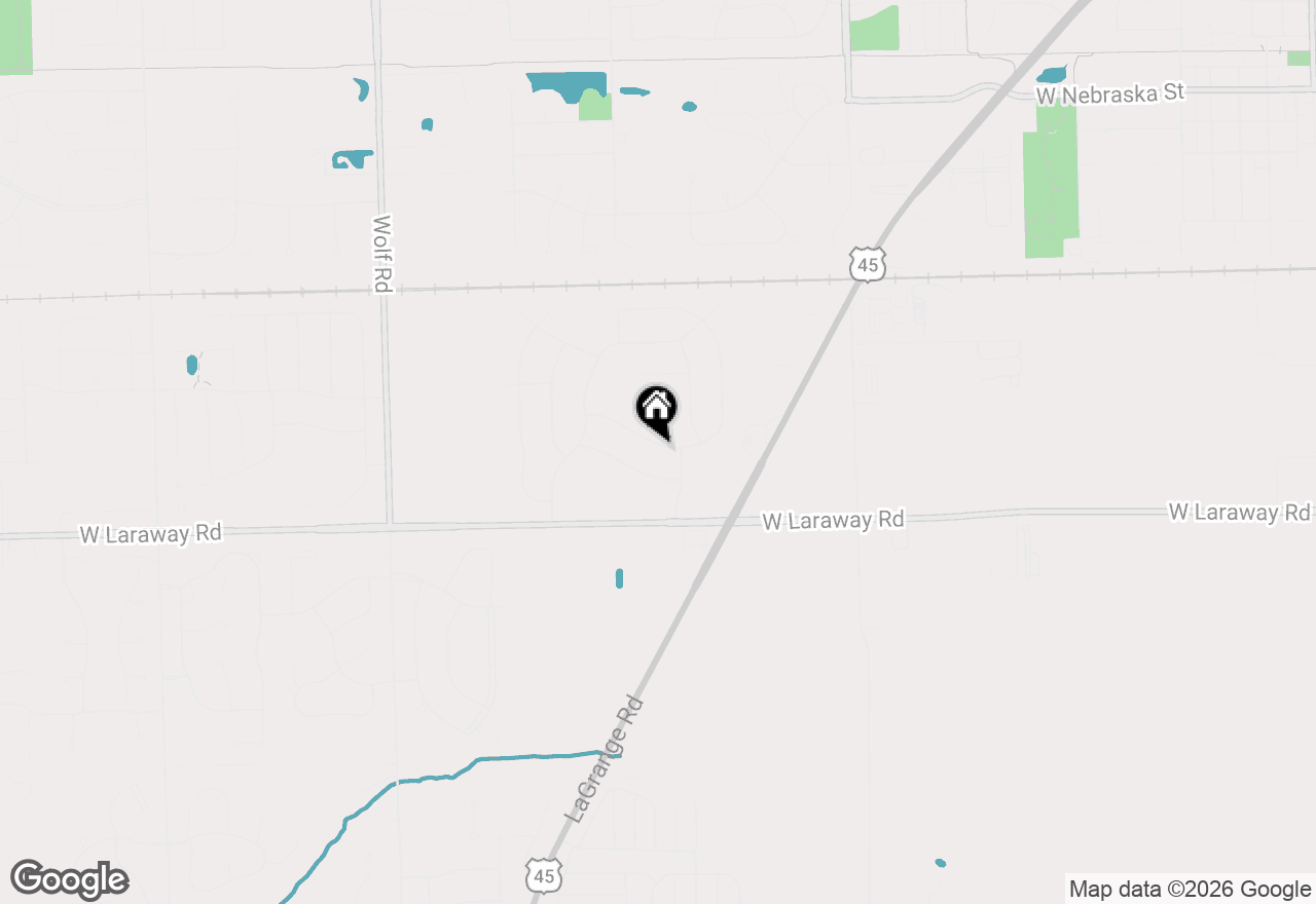 Map of 22123 Princeton Circle, Frankfort, IL 60423