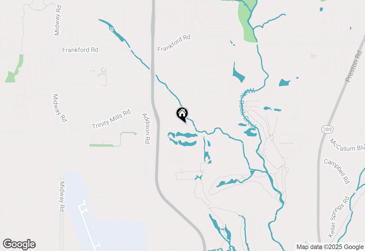 Map of 5323 Harbor Town Drive, Dallas, TX 75287