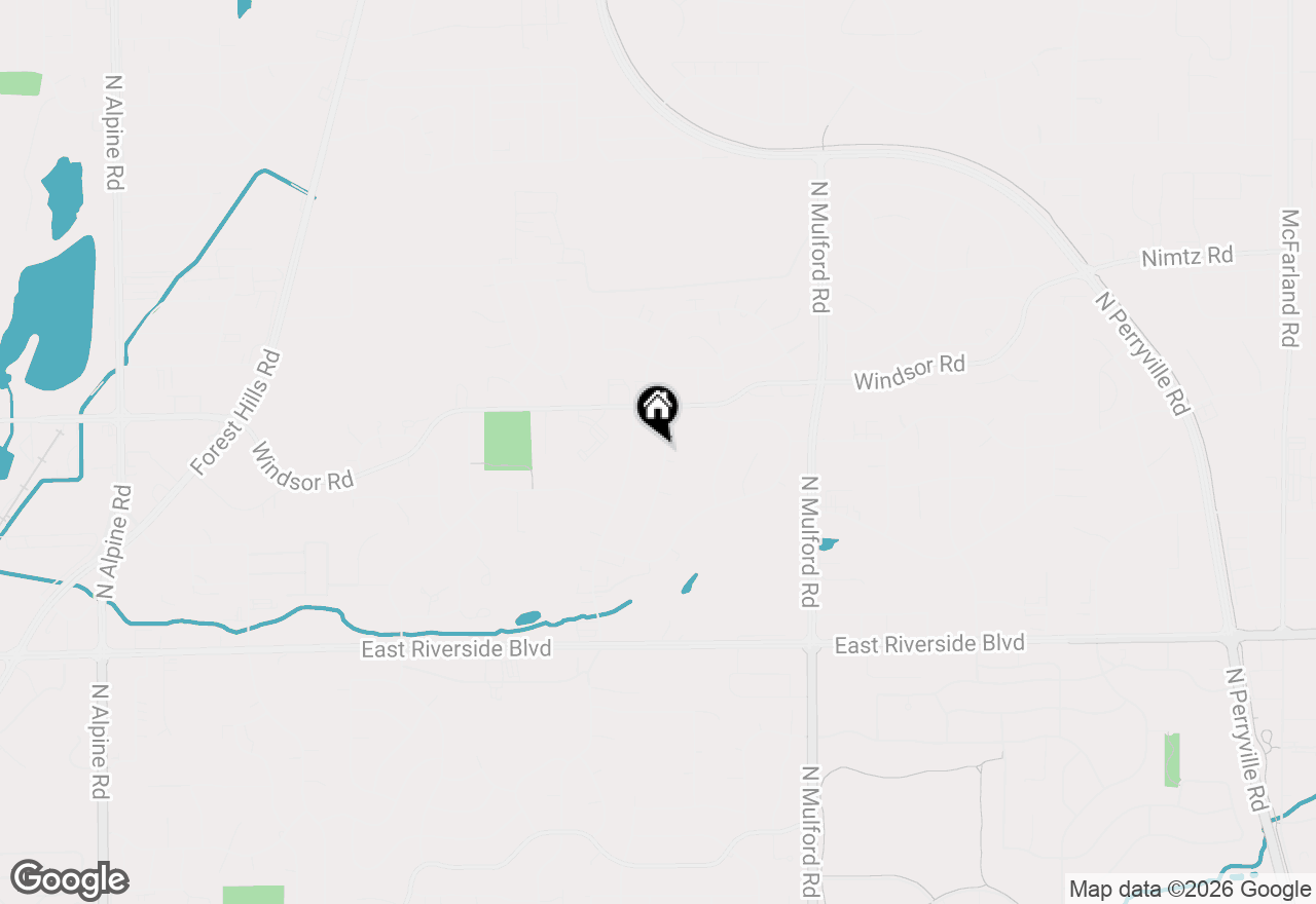 Map of 4420 Harvest Trail, Loves Park, IL 61111