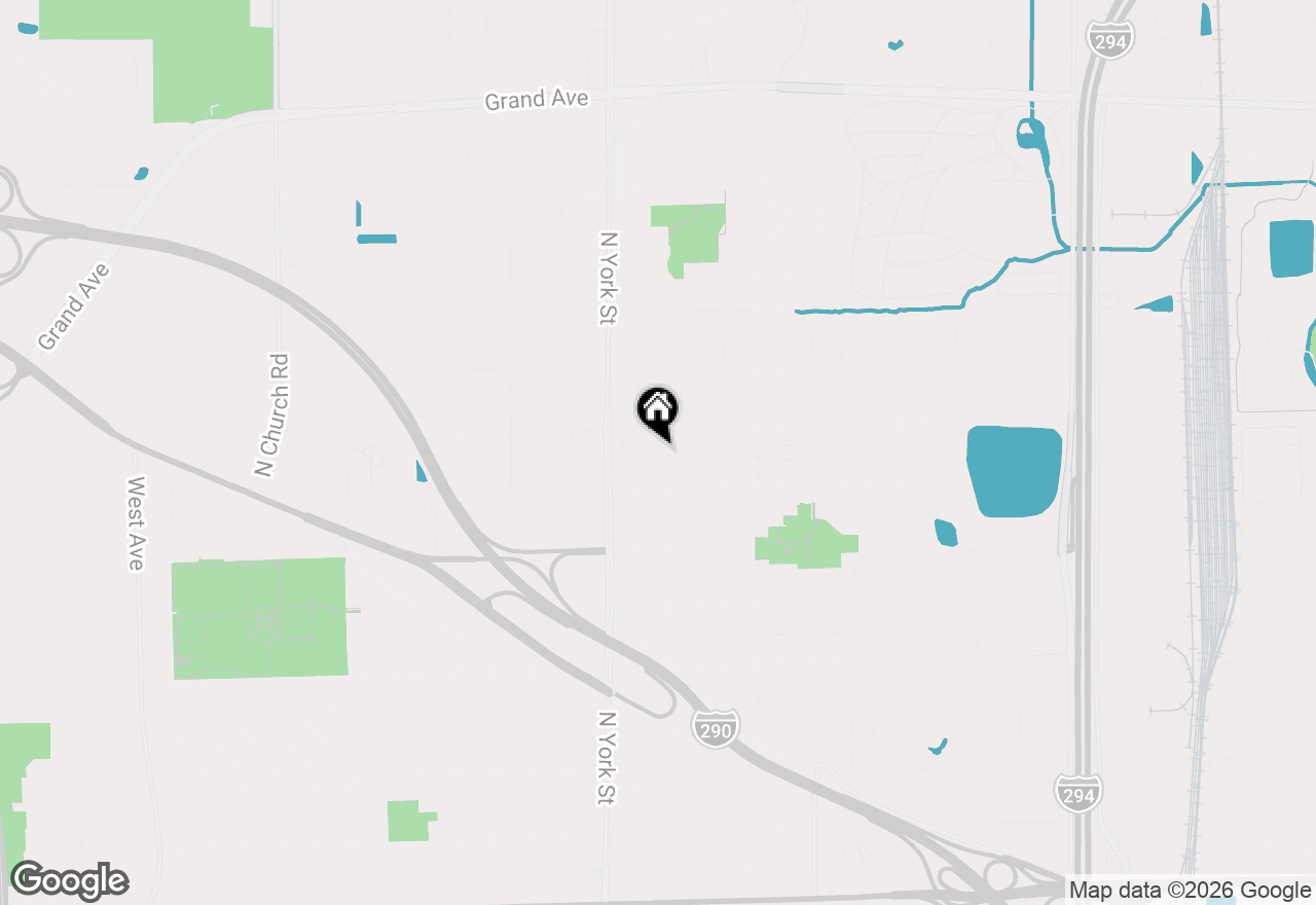 Map of 710 N Kenilworth Avenue, Glen Ellyn, IL 60137