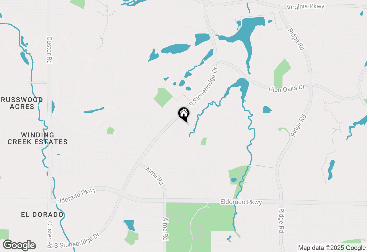 Map of 1805 Desoto Drive, Mckinney, TX 75072