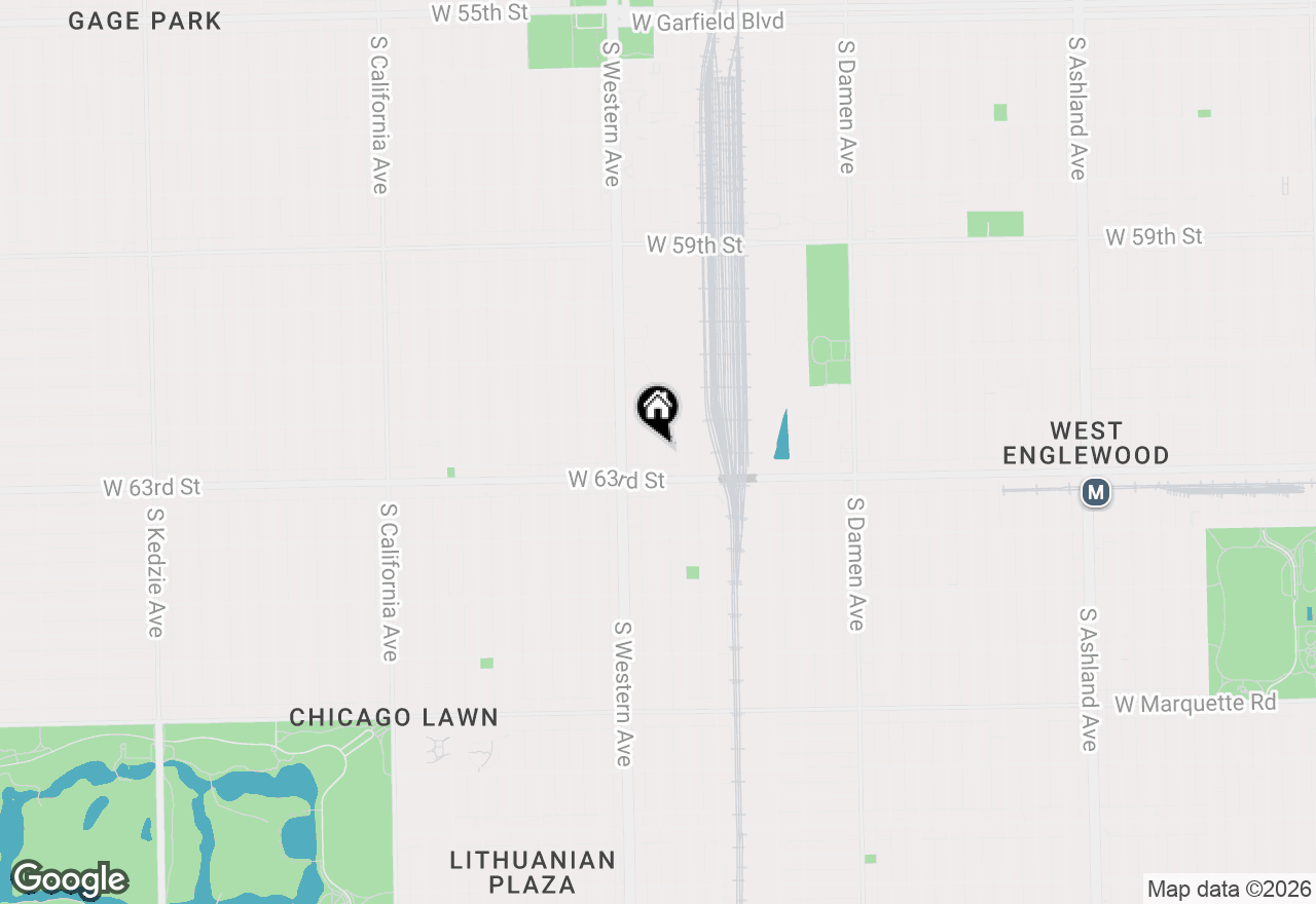 Map of 6233 S Claremont Avenue, Chicago, IL 60636
