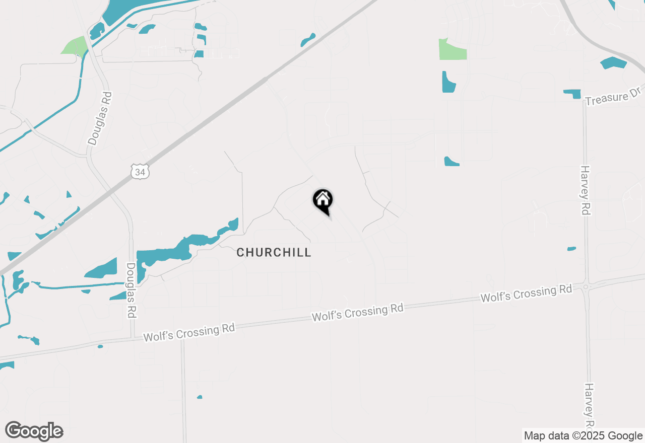 Map of 733 Market Drive, Oswego, IL 60543