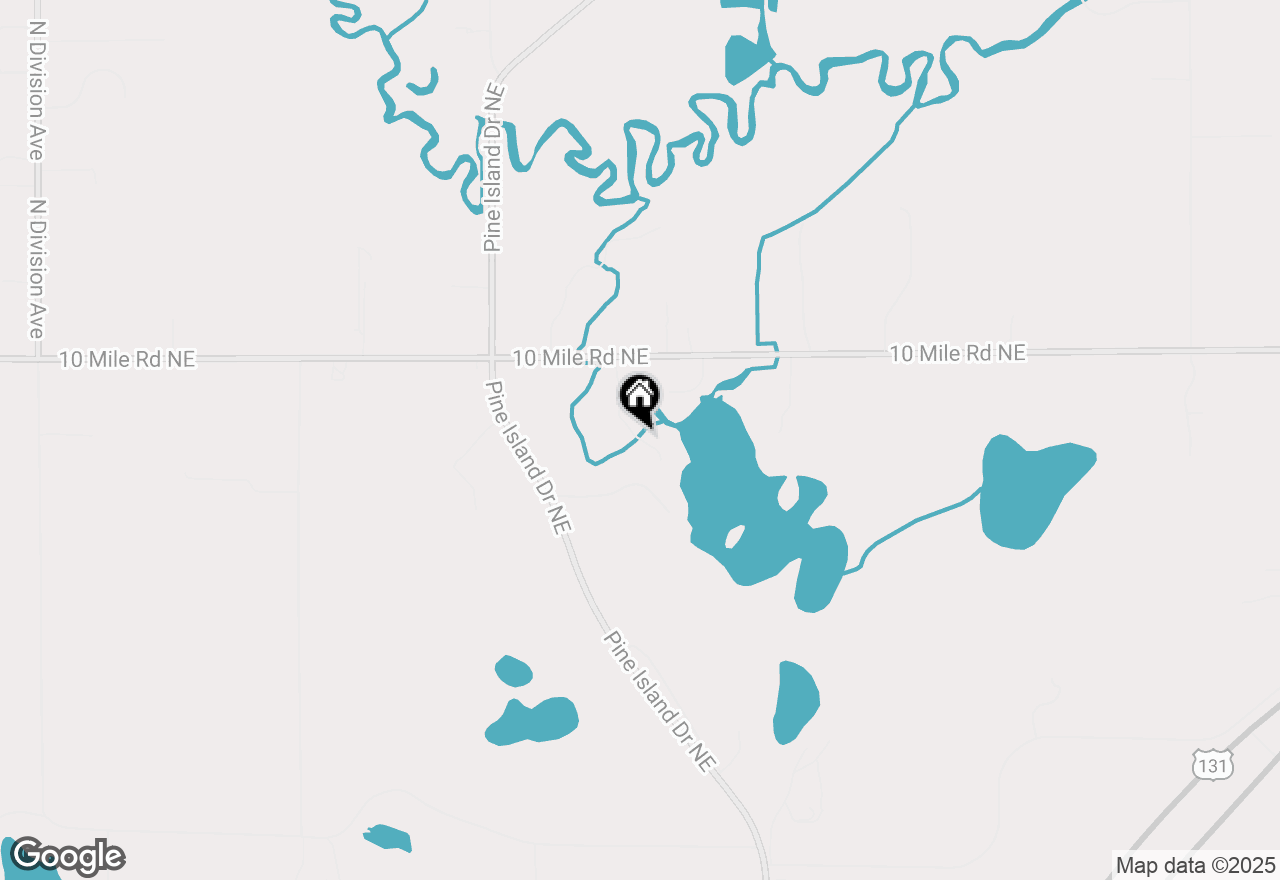 Map of 8170 Fresca Lake Drive, Rockford, MI 49341