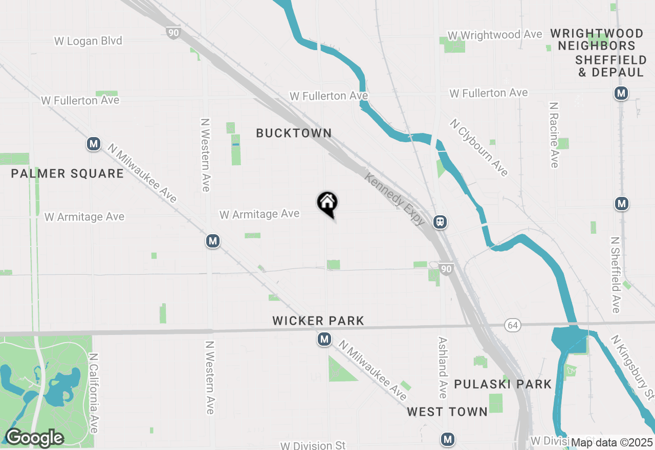 Map of 1935 N Damen Avenue, Chicago, IL 60647