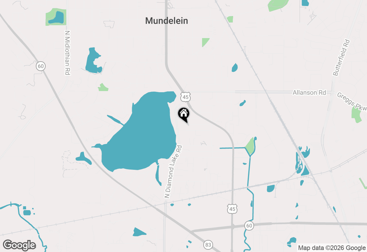 Map of 205 Shadydell Avenue, Mundelein, IL 60060