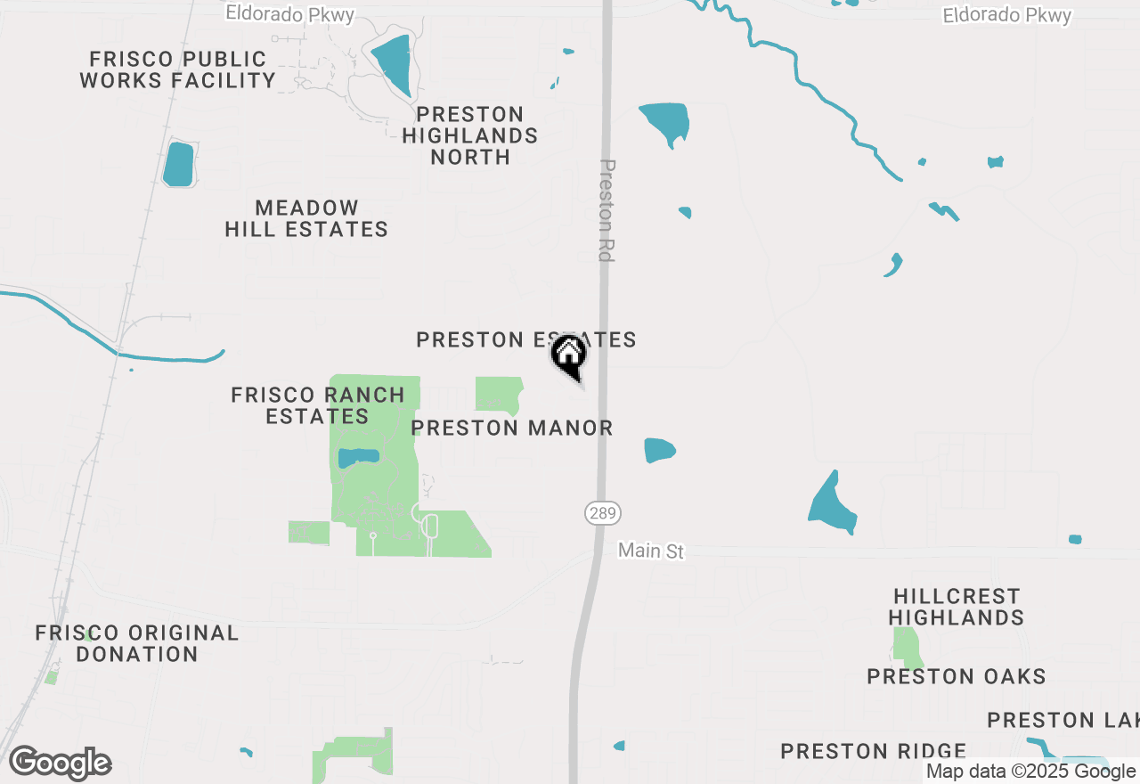 Map of 8833 Camfield Way, Frisco, TX 75033