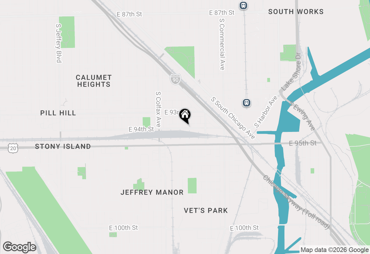 Map of 9356 S Manistee Avenue, Chicago, IL 60617