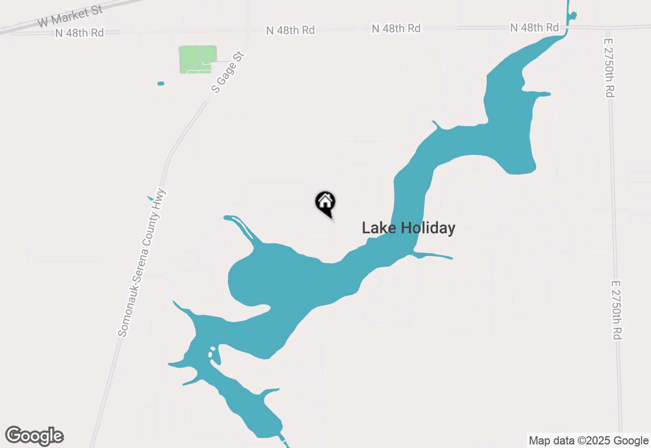 Map of 549 Beachview Drive, Lake Holiday, IL 60552
