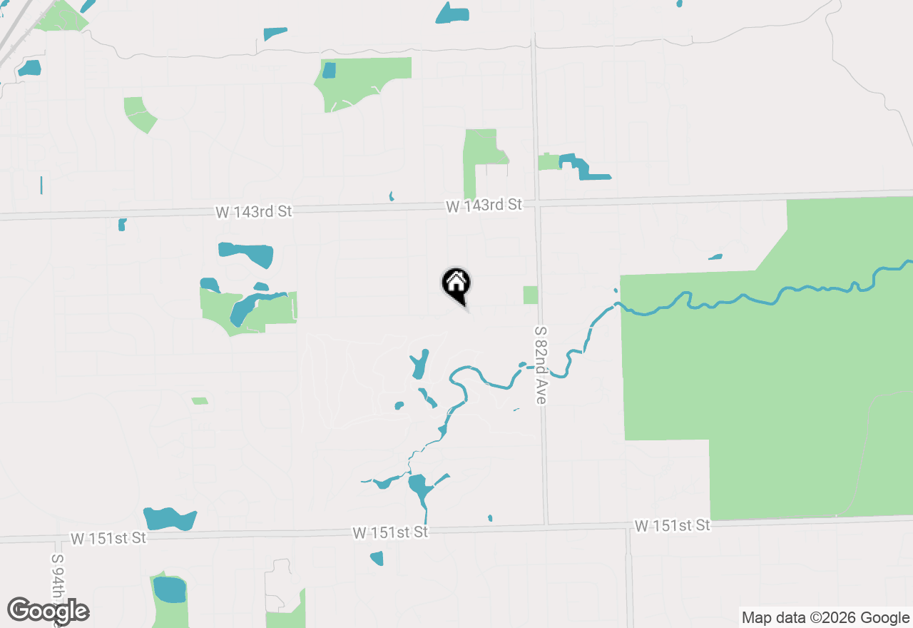 Map of 8401 Golfview Drive, Orland Park, IL 60462