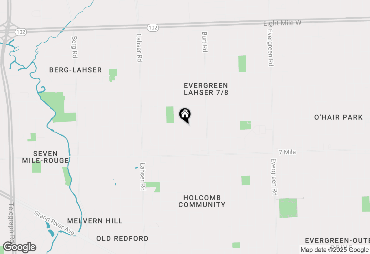 Map of 19360 Westbrook Street, Detroit, MI 48219