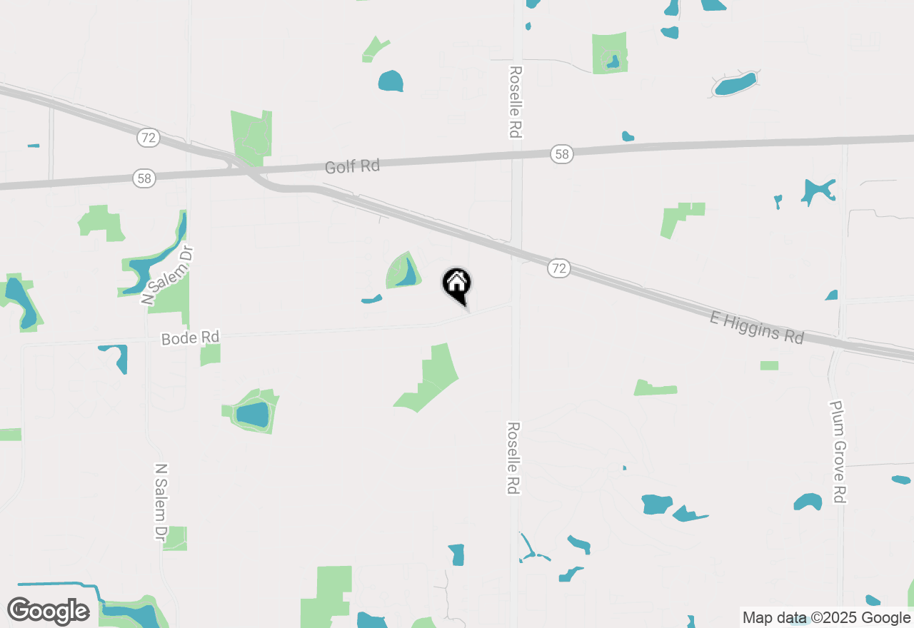 Map of 800 Linden Circle, Hoffman Estates, IL 60169