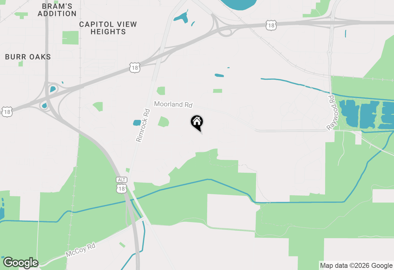 Map of 2836 Warner Lane, Madison, WI 53713