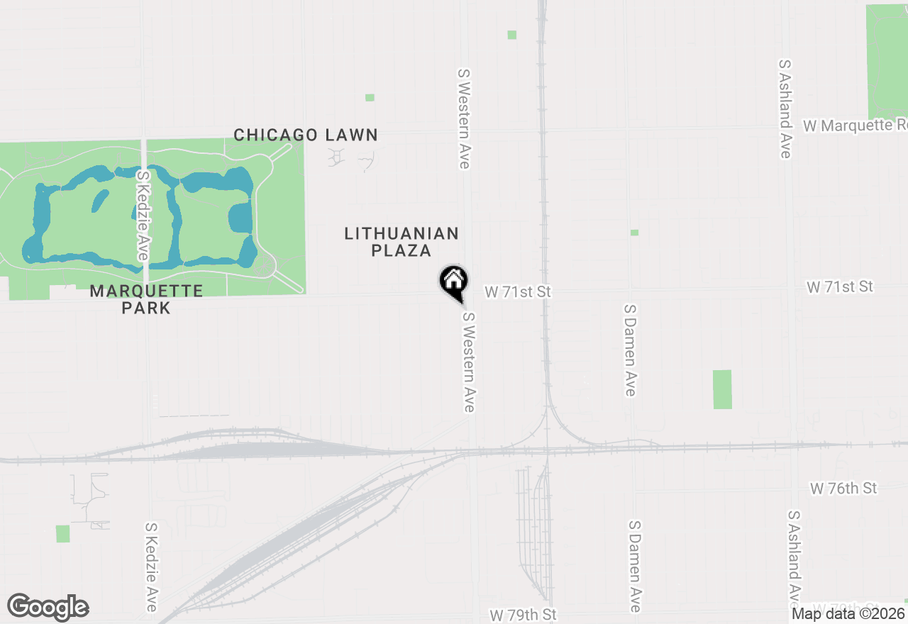 Map of 7127 S Artesian Avenue, Chicago, IL 60629