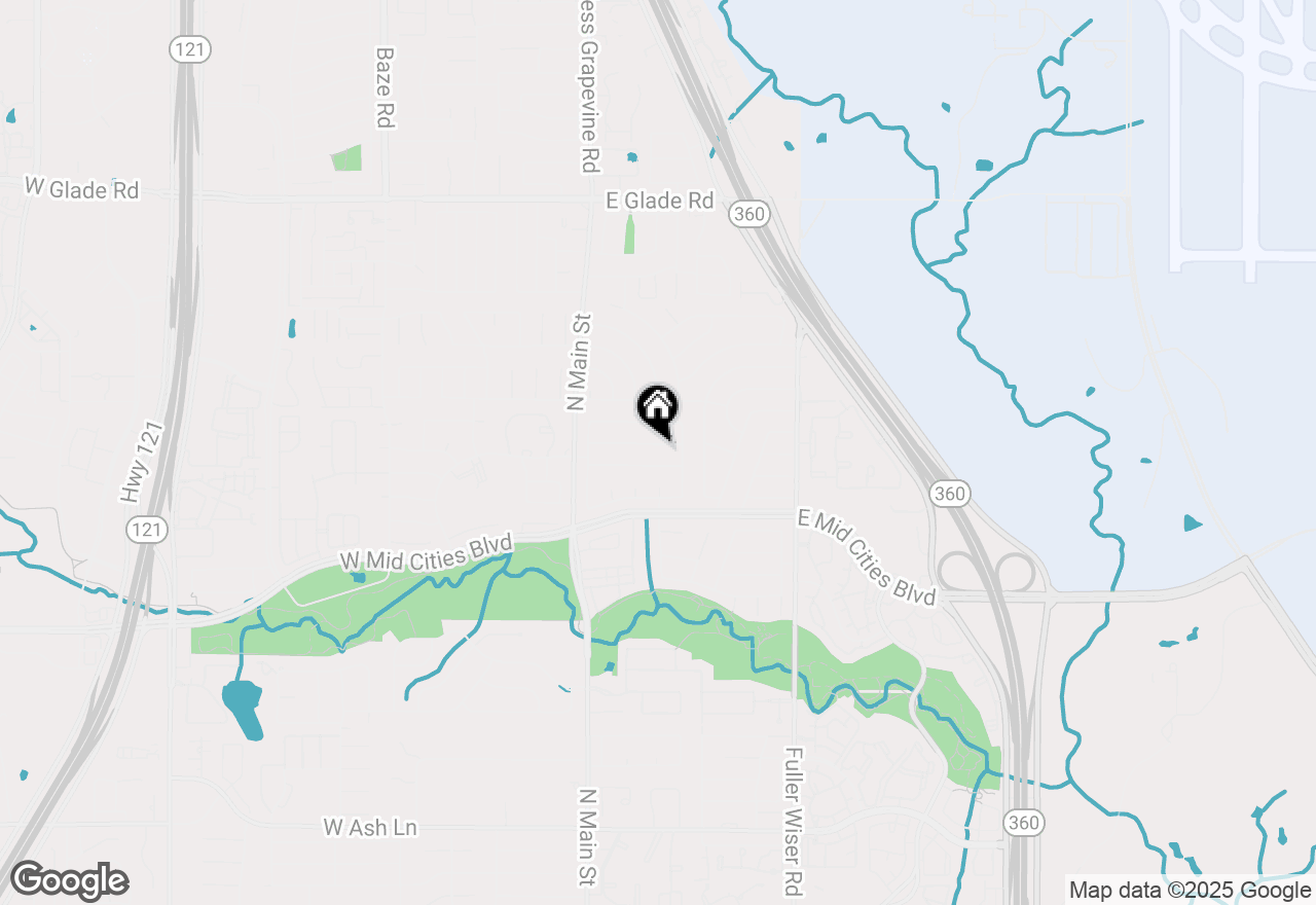 Map of 300 Lark Lane, Euless, TX 76039