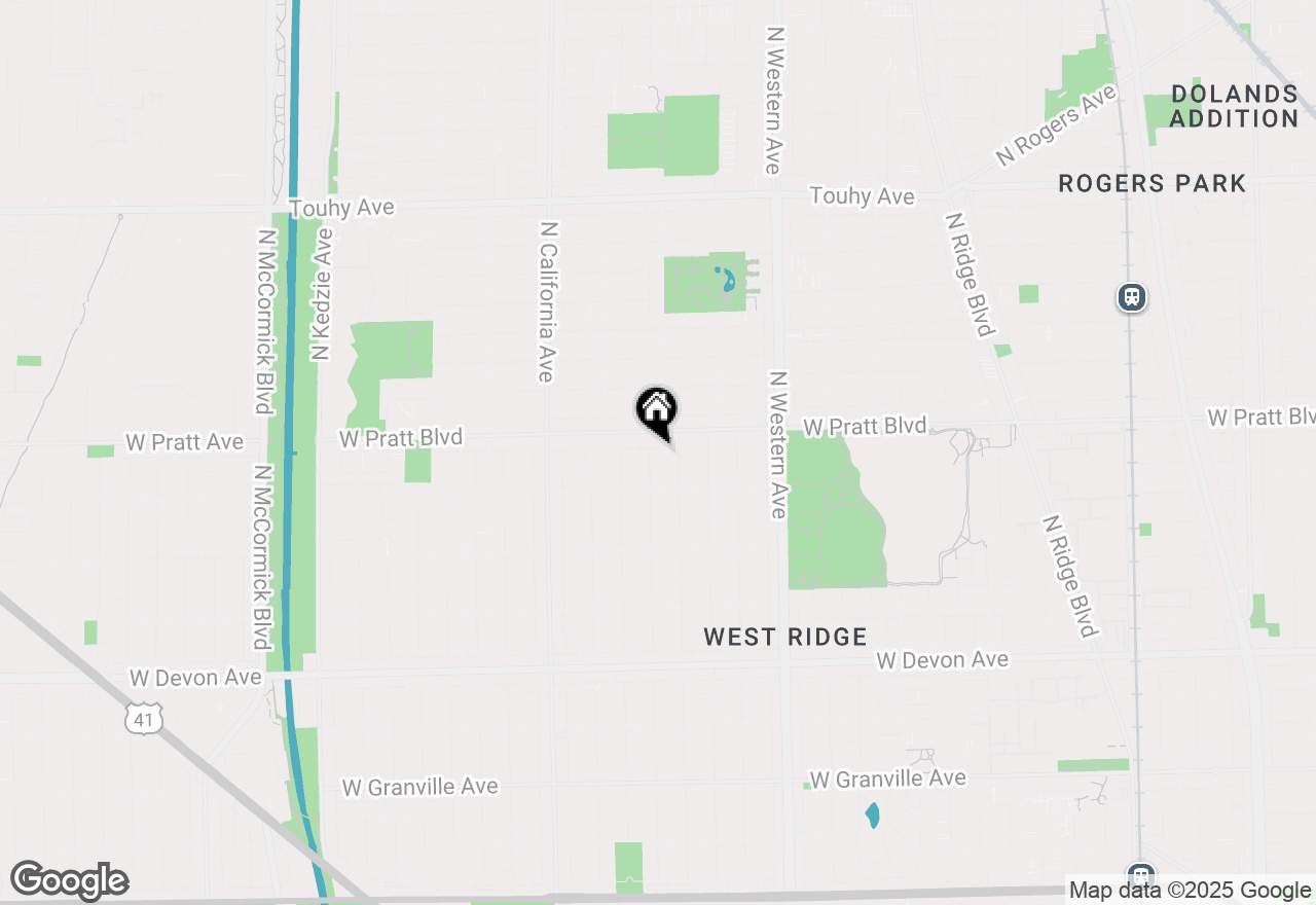 Map of 6738 N Rockwell Street, Chicago, IL 60645