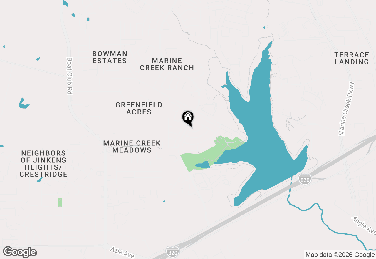 Map of 5117 Prestwick Drive, Fort Worth, TX 76135