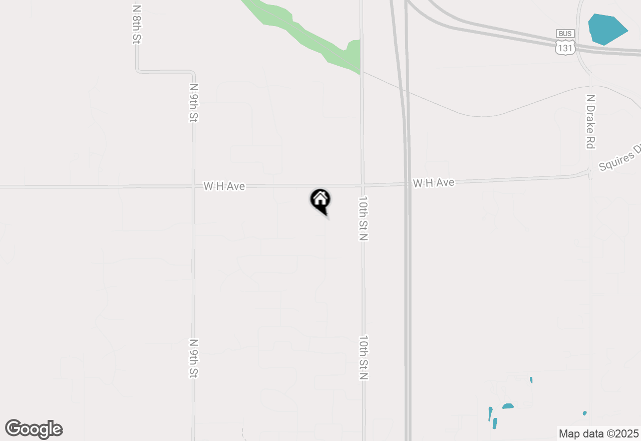 Map of 6181 Ashwood Court, Kalamazoo, MI 49009