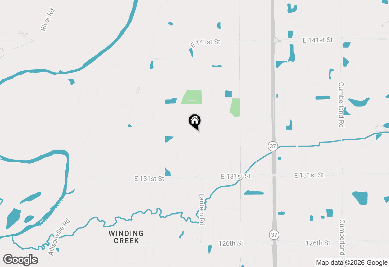 Map of 8677 Buffett Parkway, Fishers, IN 46038