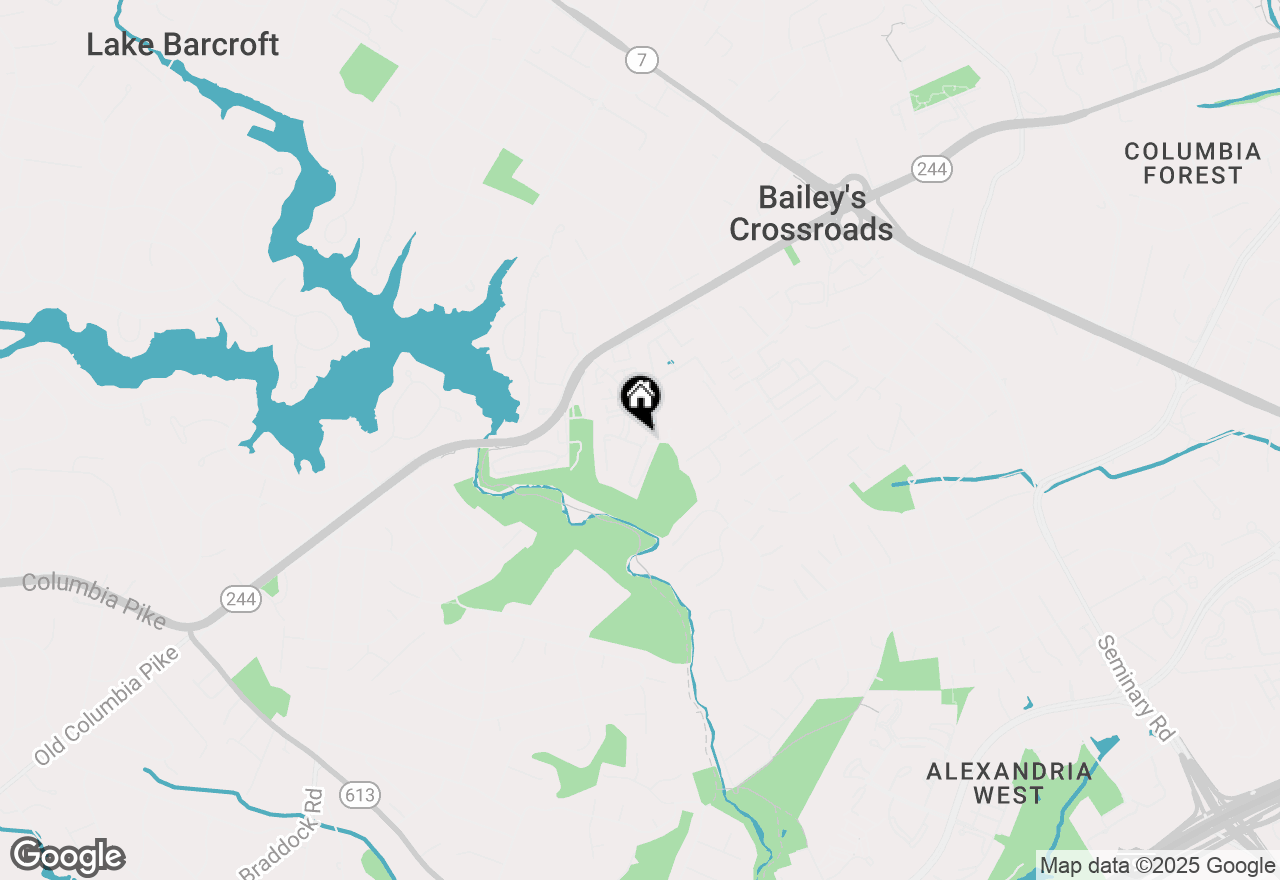 Map of 3714 Steppes Court, Falls Church, VA 22041