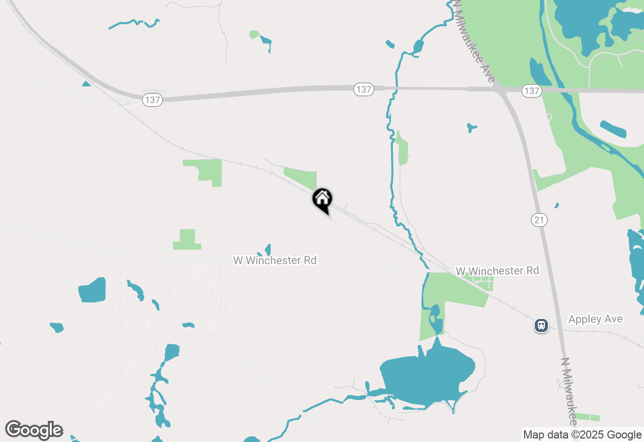 Map of 1218 Sussex Lane, Libertyville, IL 60048