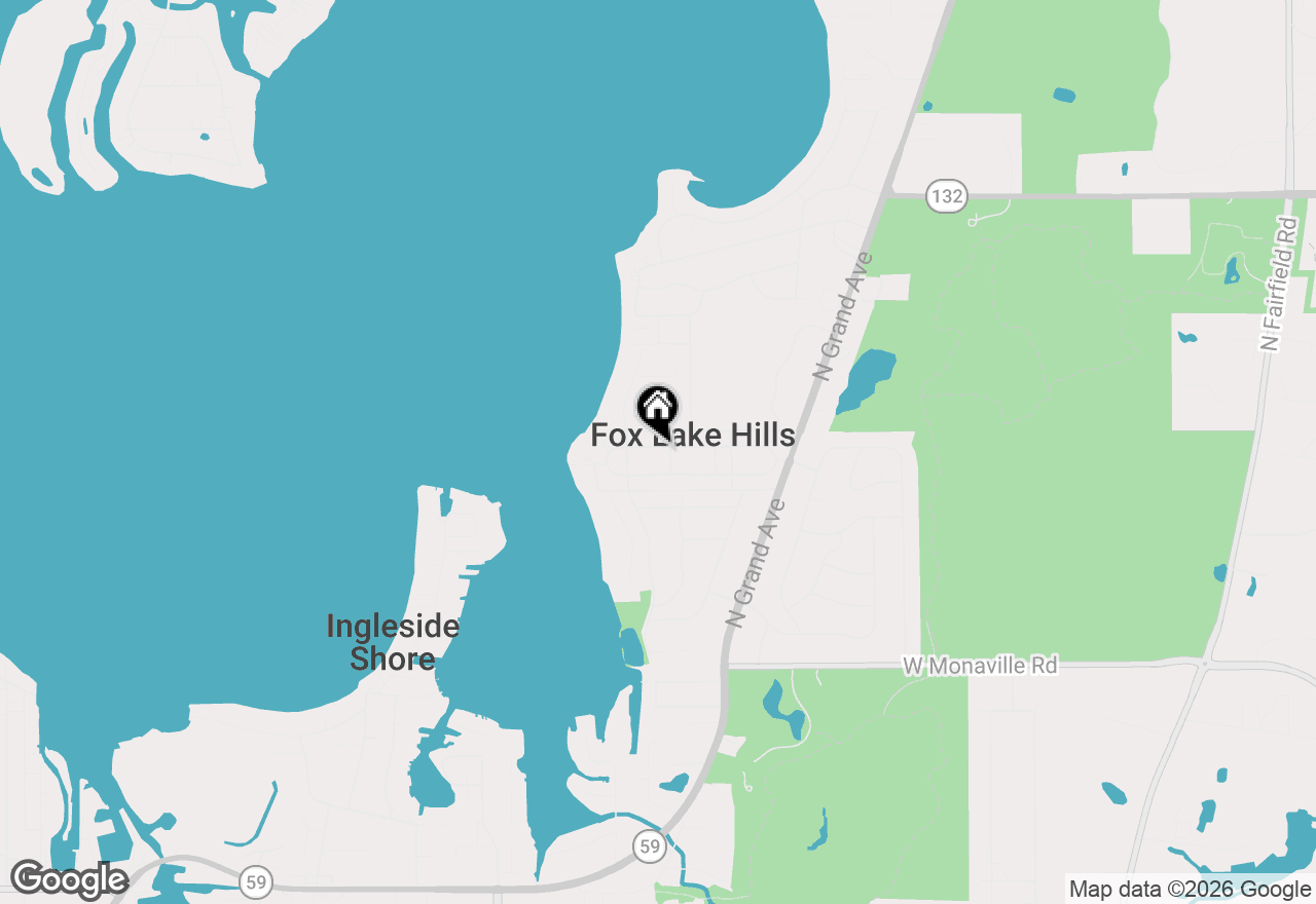 Map of 25655 W Arcade Drive, Lake Villa, IL 60046