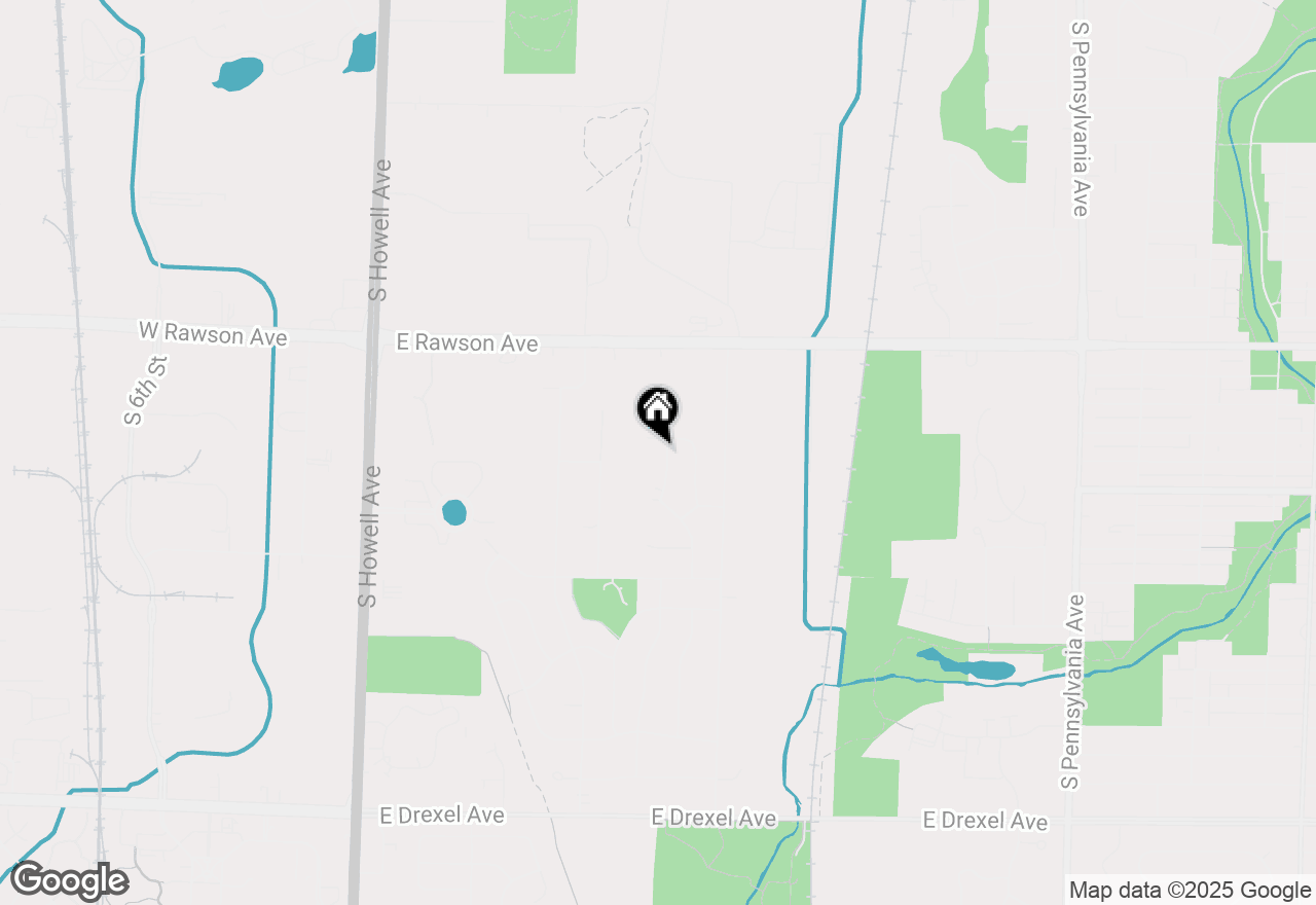 Map of 7335 S Lenox Ave, Oak Creek, WI 53154