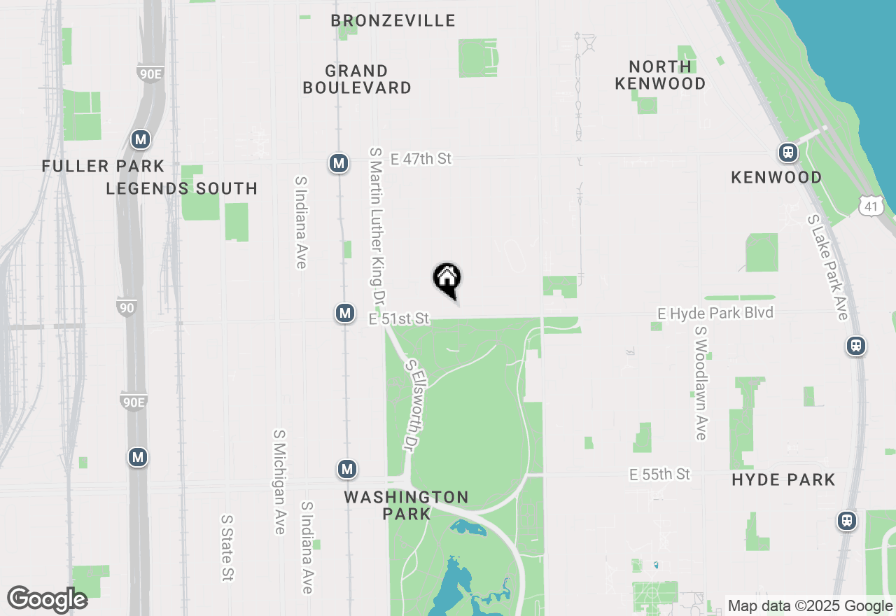 Map of 548 E 50th Street #3, Chicago, IL 60615