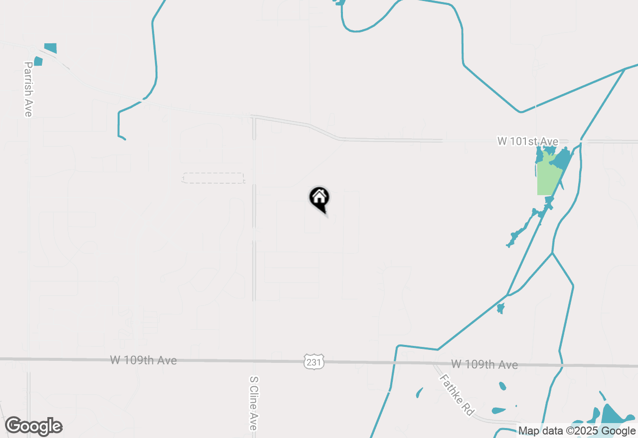 Map of 10375 Blaine Street, Crown Point, IN 46307