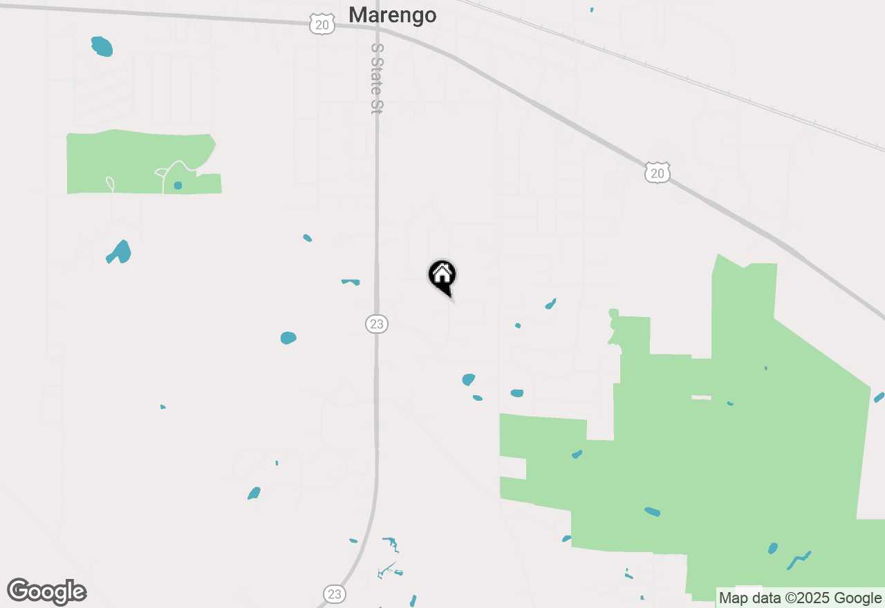 Map of 602 Spring Drive, Marengo, IL 60152