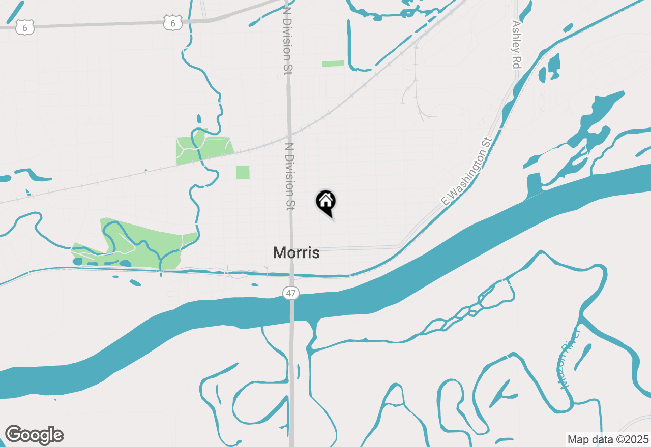 Map of 509 E Jefferson Street, Morris, IL 60450