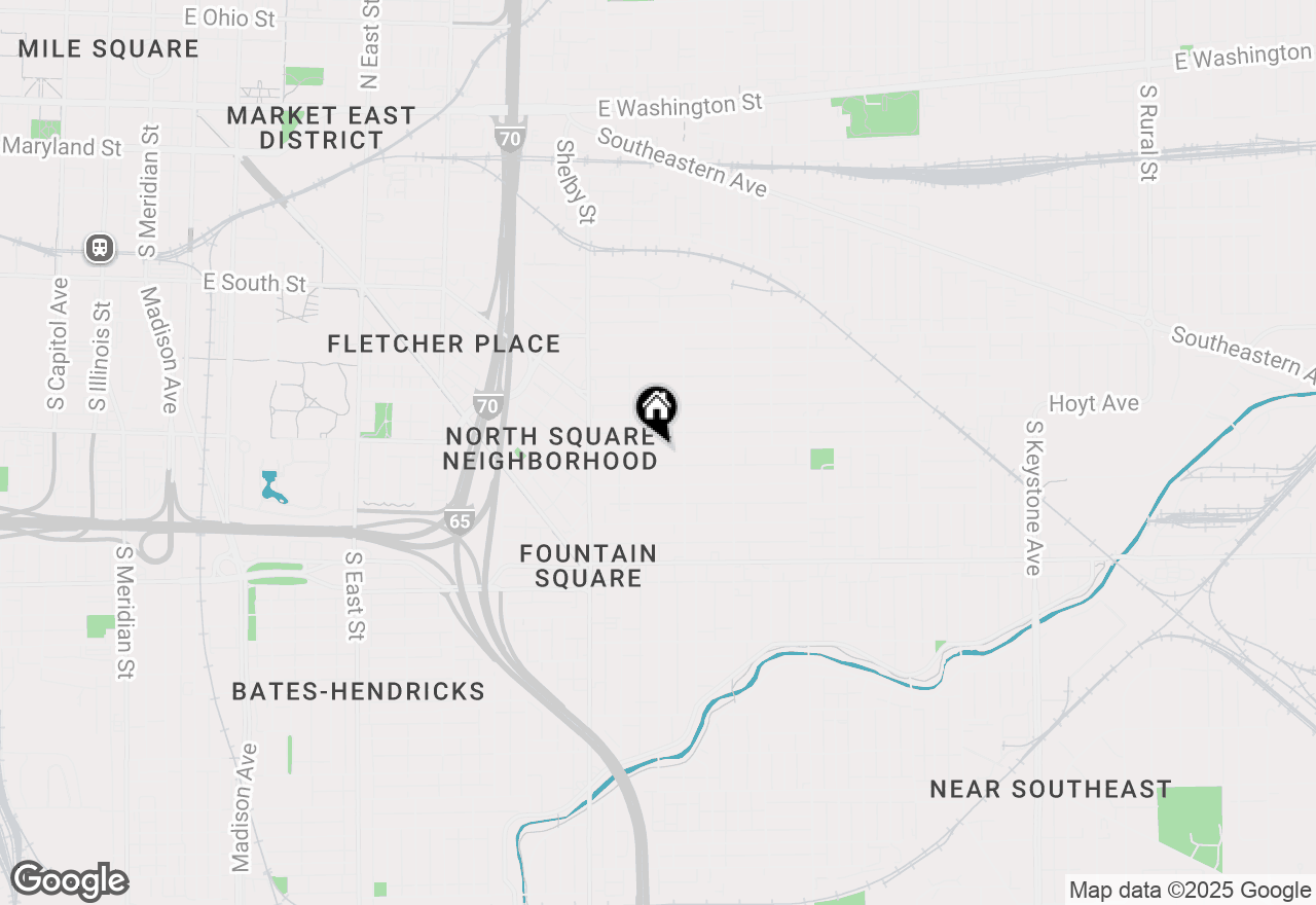 Map of 1305 Lexington Avenue, Indianapolis, IN 46203