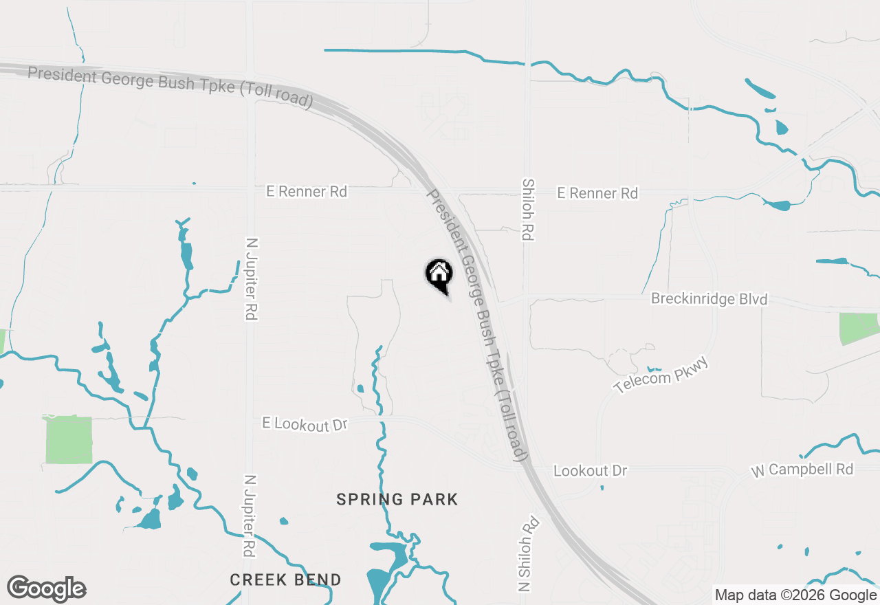 Map of 3005 Warm Springs Lane, Richardson, TX 75082