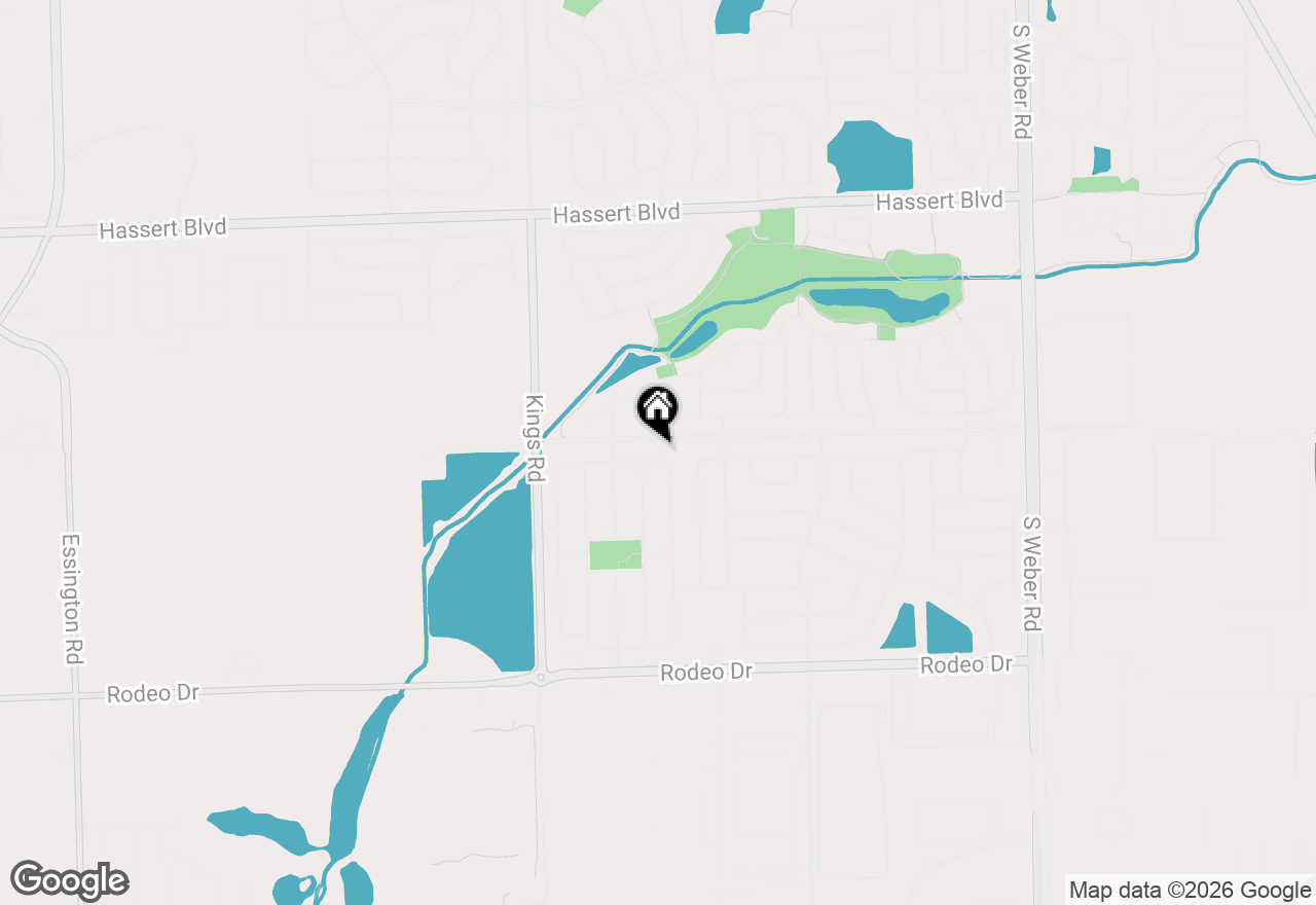 Map of 1582 Manhattan Street, Bolingbrook, IL 60490